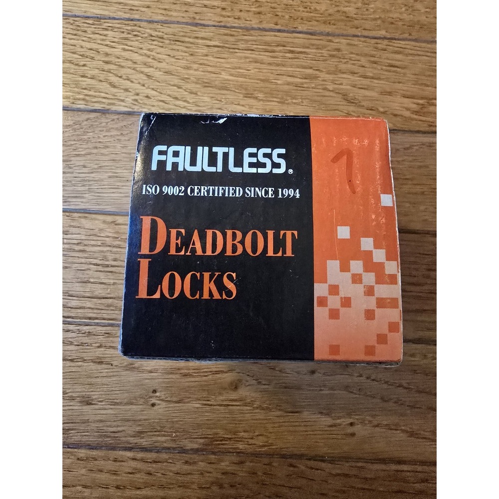 Faultless Deadbolt satin Finish Keyed 83150